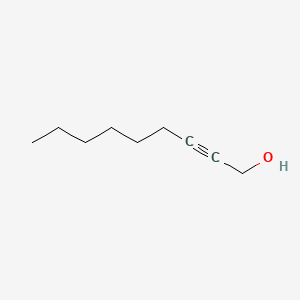 Chemical structure of 2-Nonyn-1-ol
