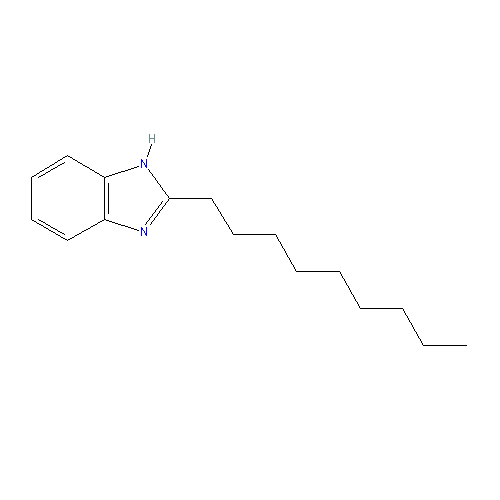 Chemical structure of 2-Nonylbenzimidazole