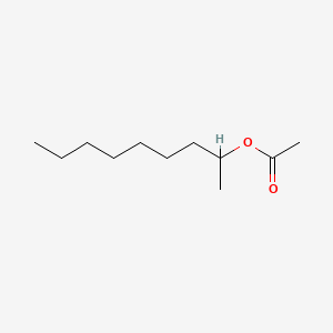 Chemical structure of 2-Nonyl Acetate