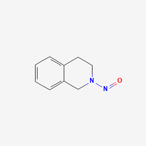 Chemical structure of 2-nitroso-1,2,3,4-tetrahydroisoquinoline