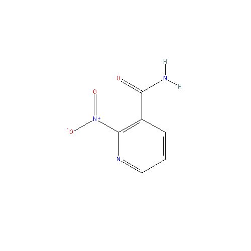Chemical structure of 2-Nitronicotinamide