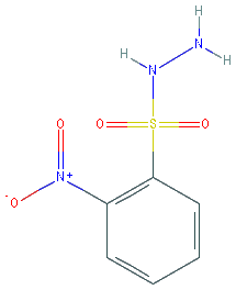 Chemical structure of 2-Nitrobenzenesulfonohydrazide