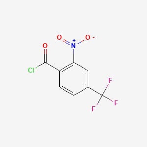 Chemical structure of 2-Nitro-4-trifluoromethyl-benzoyl chloride