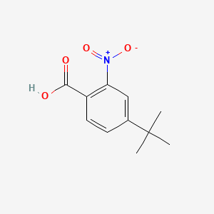 Chemical structure of 2-Nitro-4-tert-butylbenzoic acid