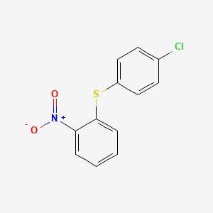 Chemical structure of 2-NITRO-4'-CHLORO DIPHENYL SULFIDE