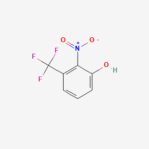 Chemical structure of 2-Nitro-3-(trifluoromethyl)phenol