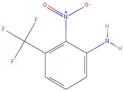 Chemical structure of 2-Nitro-3-(trifluoromethyl)aniline