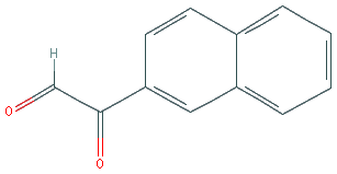 Chemical structure of 2-Naphthylglyoxal hydrate