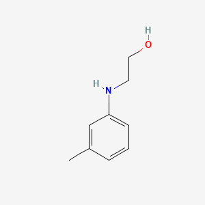 Chemical structure of m-Tolylethanolamine