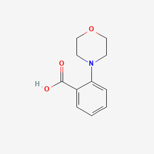 Chemical structure of 2-Morpholinobenzoic Acid