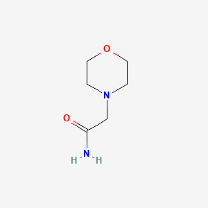 Chemical structure of 2-Morpholinoacetamide