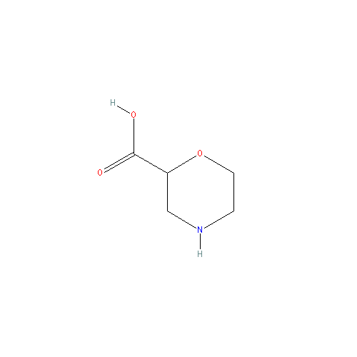 Chemical structure of 2-Morpholinecarboxylic Acid Hydrochloride