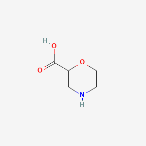 Chemical structure of 2-Morpholinecarboxylic Acid