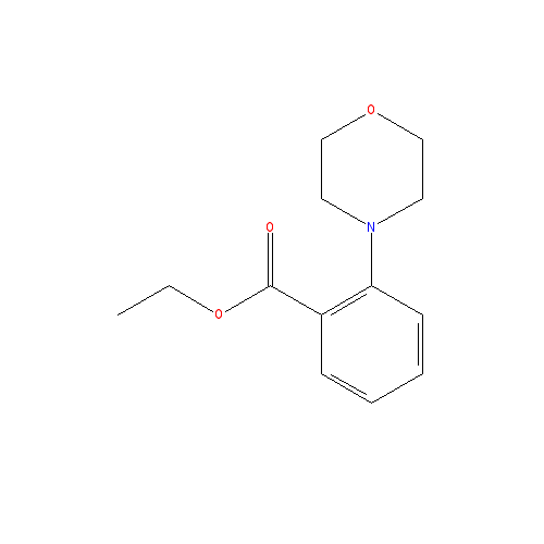 Chemical structure of Ethyl 2-morpholinobenzoate