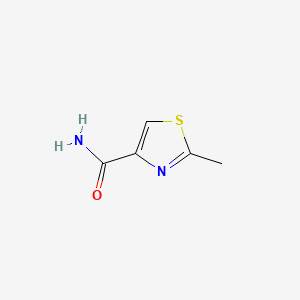 Chemical structure of 2-Methylthiazole-4-carboxamide