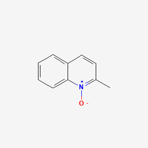 Chemical structure of Quinaldine, 1-oxide