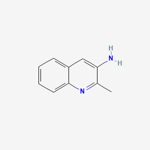 Chemical structure of 2-Methylquinolin-3-amine
