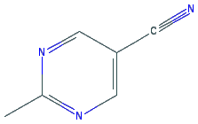 Chemical structure of 2-Methylpyrimidine-5-carbonitrile