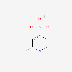 Chemical structure of 2-Methylpyridine-4-sulfonic acid