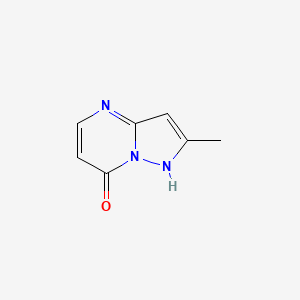 Chemical structure of 2-Methylpyrazolo[1,5-a]pyrimidin-7-ol