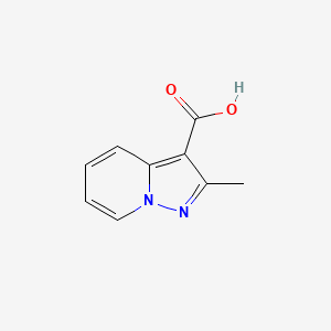 Chemical structure of 2-Methylpyrazolo[1,5-a]pyridine-3-carboxylic acid