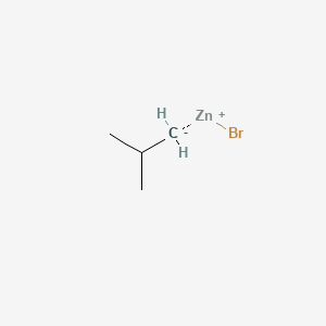 Chemical structure of 2-Methylpropylzinc bromide