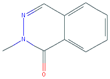 Chemical structure of 2-Methylphthalazin-1-one
