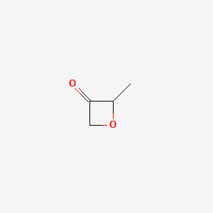 Chemical structure of 2-methyloxetan-3-one