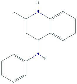 Chemical structure of 2-Methyl-N-phenyl-1,2,3,4-tetrahydroquinolin-4-amine