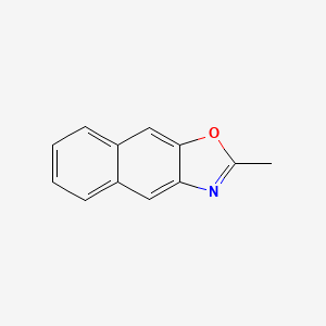 Chemical structure of 2-Methylnaphth[2,3-d]oxazole