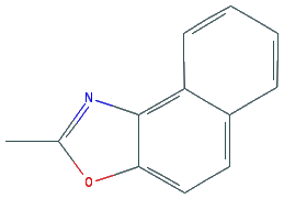 Chemical structure of 2-Methylnaphth[1,2-d]oxazole