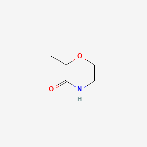 Chemical structure of 2-Methylmorpholin-3-one