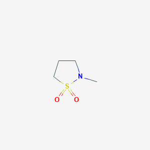 Chemical structure of 2-Methylisothiazolidine 1,1-dioxide