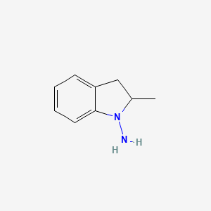 Chemical structure of 2-Methylindolin-1-amine