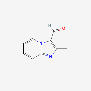 Chemical structure of 2-Methylimidazo[1,2-a]pyridine-3-carbaldehyde