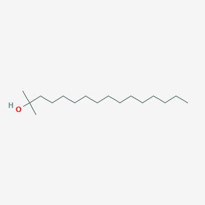 Chemical structure of 2-methylhexadecan-2-ol