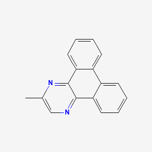 Chemical structure of 2-Methyldibenzo[F,H]Quinoxaline