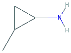 Chemical structure of 2-Methylcyclopropanamine hydrochloride