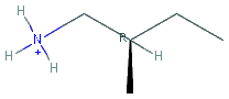 Chemical structure of 2-Methylbutylamine