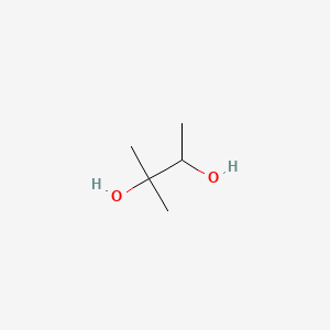 Chemical structure of 2-Methylbutane-2,3-diol