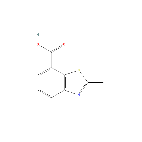 Chemical structure of 2-Methylbenzo[d]thiazole-7-carboxylic acid