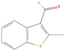 Chemical structure of 2-Methylbenzo[b]thiophene-3-carbaldehyde