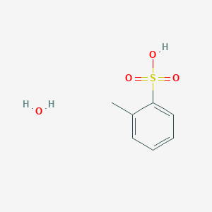 Chemical structure of 2-Methylbenzenesulfonic acid hydrate