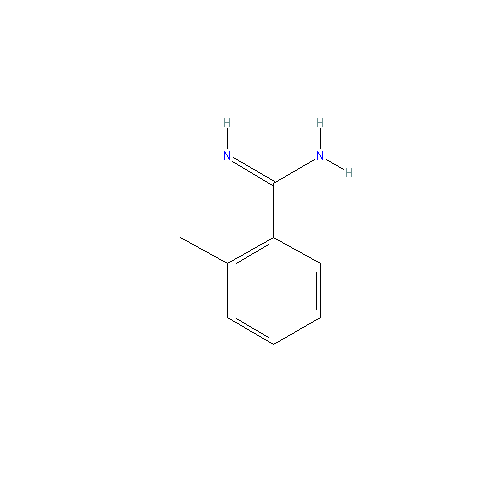 Chemical structure of 2-Methylbenzamidine Hydrochloride