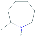 Chemical structure of 2-Methylazepane hydrochloride