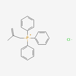 Chemical structure of 2-METHYLALLYL TRIPHENYLPHOSPHONIUM CHLORIDE