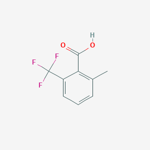 Chemical structure of 2-Methyl-6-trifluoromethylbenzoic acid
