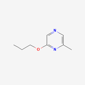 Chemical structure of 2-Methyl-6-propoxypyrazine