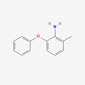 Chemical structure of 2-Methyl-6-phenoxyaniline