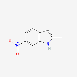 Chemical structure of 2-Methyl-6-nitro-1H-indole